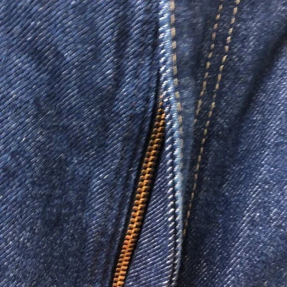 Dickies Men's Denim Blue Jeans Carpenter Utility Occupational Wear W38 Altered - Picture 12 of 13